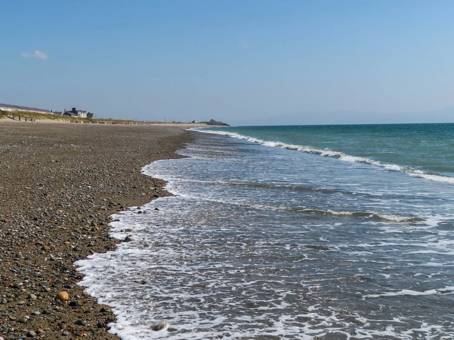 North Wales coast near Tyn Fridd holiday cottage